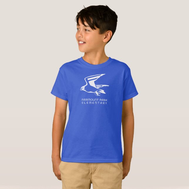2023-24 FPE Falcon Blue Boys T-Shirt (Front Full)