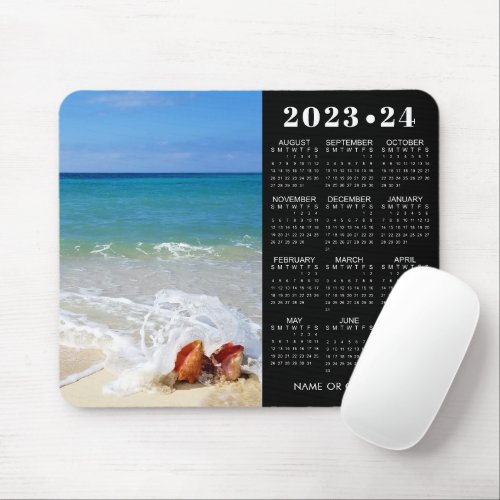 2023_24 School Year Calendar Photo Custom Color Mouse Pad