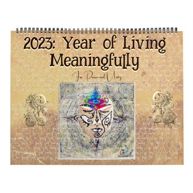 2023: 7 Months of Living Meaningfully Spiritual Calendar (Cover)