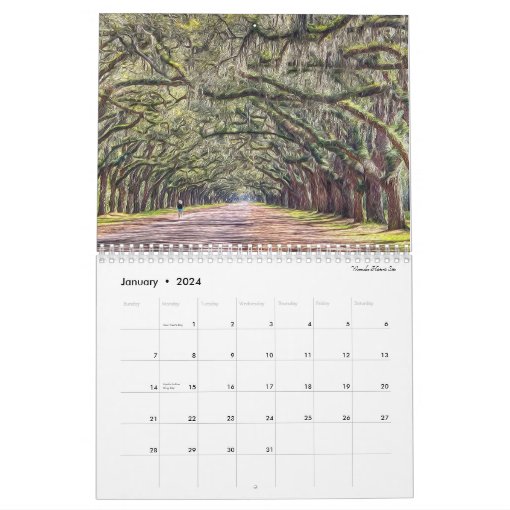 2023 (*8x11) CPB Savannah Photo Calendar Zazzle