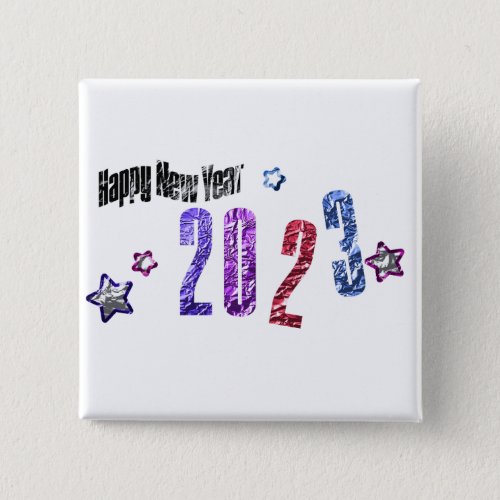 2023 A premium and elegant Happy New Year Button