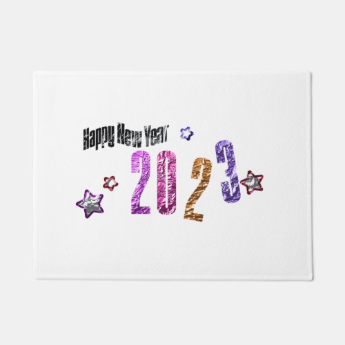 2023 A premium and elegant Happy New Year Doormat