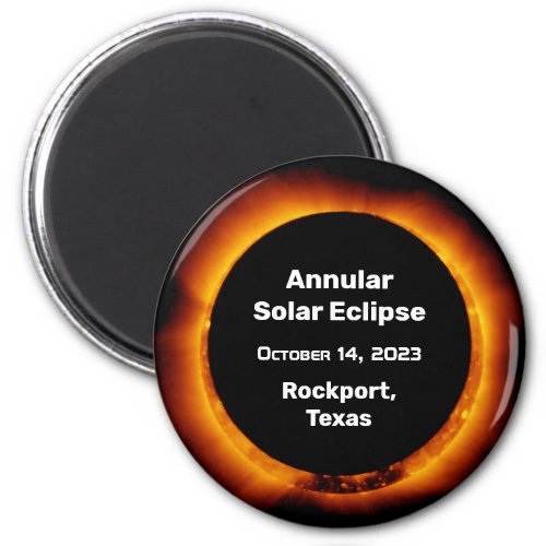 2023 Annular Solar Eclipse by Location Magnet
