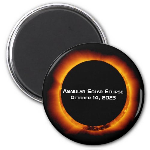 2023 Annular Solar Eclipse Magnet