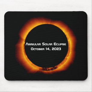 2023 Annular Solar Eclipse Mouse Pad