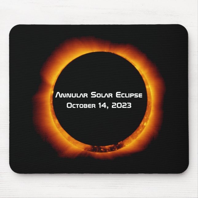 2023 Annular Solar Eclipse Mouse Pad (Front)