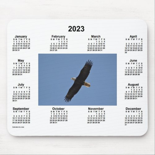2023 Bald Eagle Calendar by Janz Mouse Pad