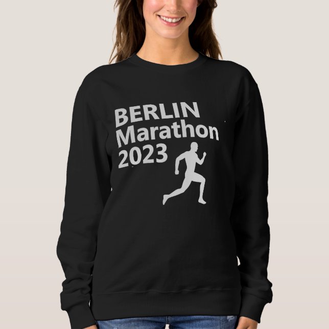 2023 Berlin Marathon Germany German City Run Kilom Sweatshirt (Front)