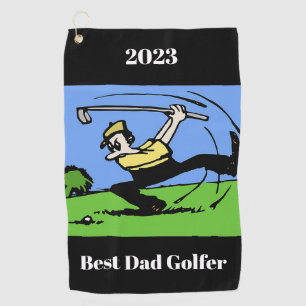 2023 Best Dad Golfer Golf Towel