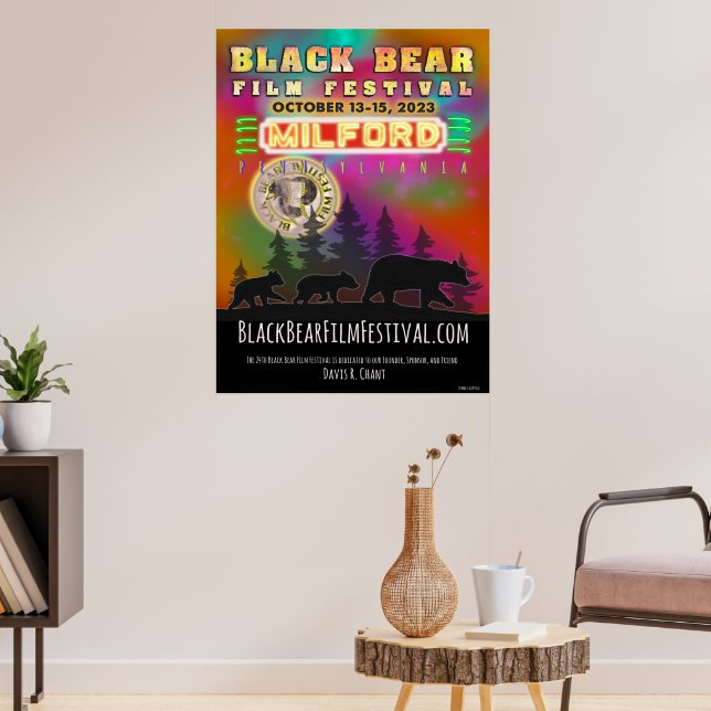 2023 Black Bear Film Festival Poster  (Living Room 3)