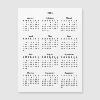 2023 Blank Calendar by giftsbygenius at Zazzle