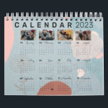 2023 Blue Blue New Year Christmas Custom Photos Calendar<br><div class="desc">A Stylish Baby Blue background with elegant Orange Drops with Leaves looking, Template for the year 2023 Personalize and add your Photos. Place 6 Photos with a large modern 2023 Calendar look. Perfect for gifts, and business Use, work, or organise your personal/business. please click on the "CONTACT" button or email...</div>
