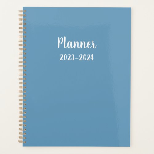 2023 blue MonthlyWeekly Planner