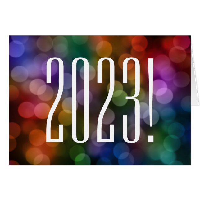 2023 bokeh cards (Front Horizontal)