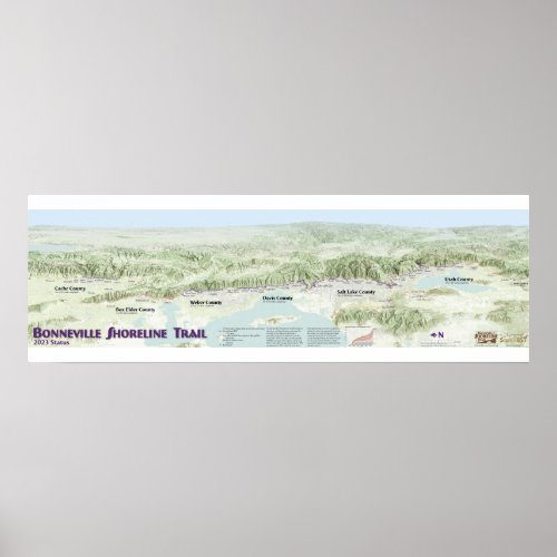 2023 Bonneville Shoreline Trail Poster