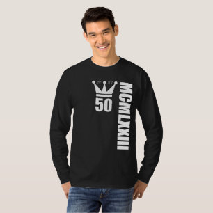 2023 Born in 1973 Roman Numerals 50th Anniversary T-Shirt