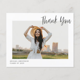 2023 Budget 2 Photo Thank you Graduation Card Flyer