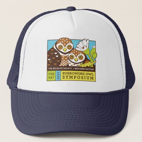 2023 Burrowing Owl Symposium Trucker Hat