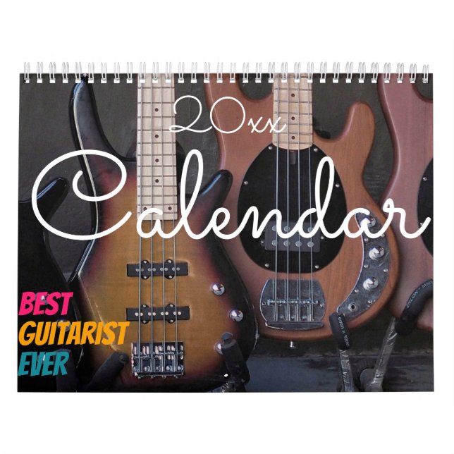 2023 Calendar | Best gift for a guitarist (Cover)