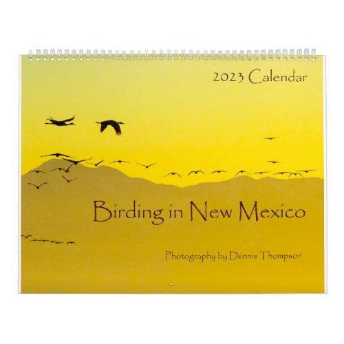 2023 Calendar Birding In New Mexico