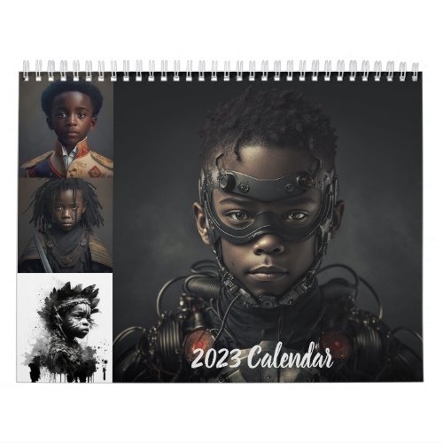 2023 Calendar Black Boys Rock