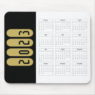 2023 Calendar Card Mouse Pad