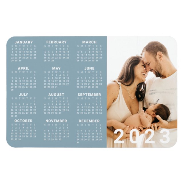 2023 Calendar Family Photography | Custom Color Magnet (Horizontal)