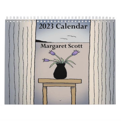 2023 calendar featuring artwork by Margaret Scott