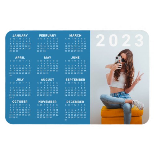 2023 Calendar Magnet  Custom Color  Photo