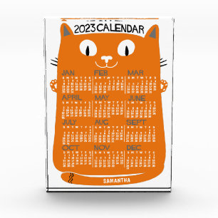 2023 Calendar (See Description for New Version) Acrylic Award