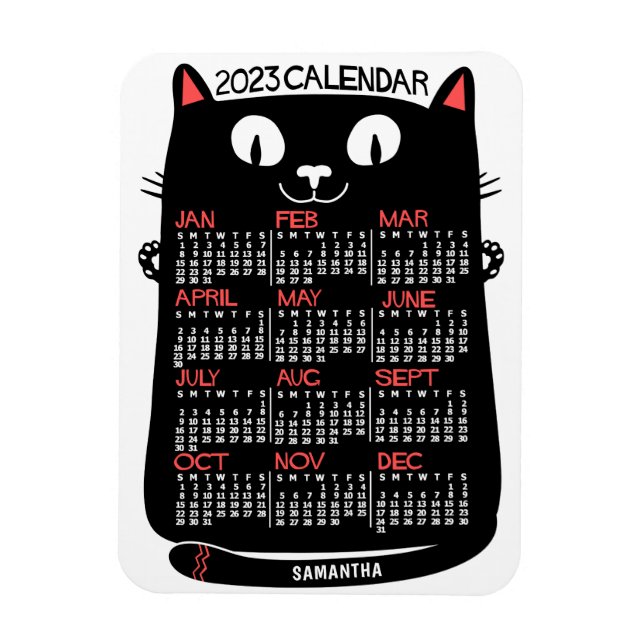 2023 Calendar (See Description for New Version) Magnet (Vertical)