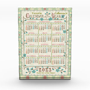 2023 Calendar (See Description for Newest Version) Acrylic Award