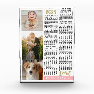 2023 Calendar (See Description for Newest Version) Acrylic Award