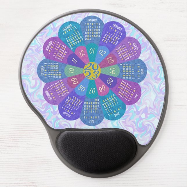 2023 Calendar (See Description for Newest Version) Gel Mouse Pad (Front)