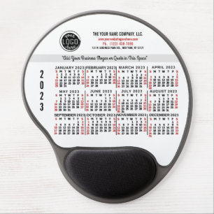 2023 Calendar (See Description for Newest Version) Gel Mouse Pad