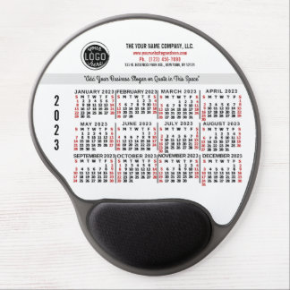 2023 Calendar (See Description for Newest Version) Gel Mouse Pad