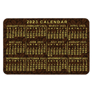 2023 Calendar (See Description for Newest Version) Magnet