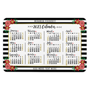 2023 Calendar (See Description for Newest Version) Magnet