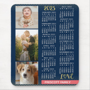 2023 Calendar (See Description for Newest Version) Mouse Pad