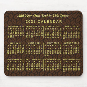 2023 Calendar (See Description for Newest Version) Mouse Pad