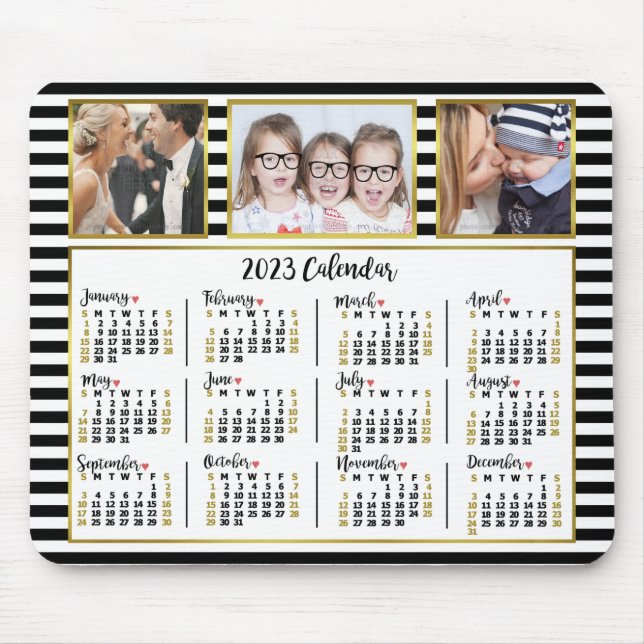 2023 Calendar (See Description for Newest Version) Mouse Pad (Front)