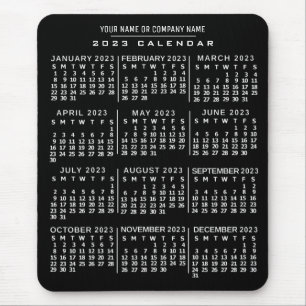 2023 Calendar (See Description for Newest Version) Mouse Pad