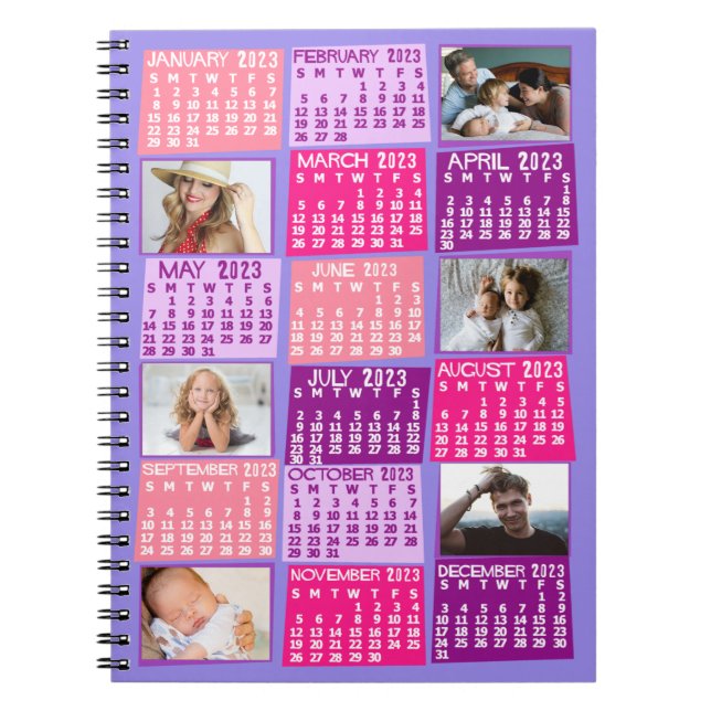 2023 Calendar (See Description for Newest Version) Notebook (Front)