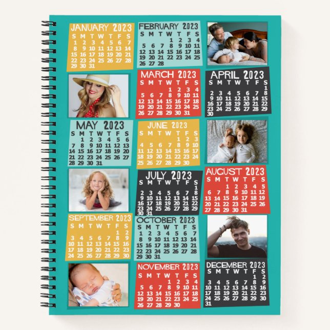2023 Calendar (See Description for Newest Version) Notebook (Front)