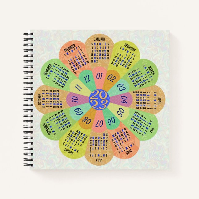 2023 Calendar (See Description for Newest Version) Notebook (Front)