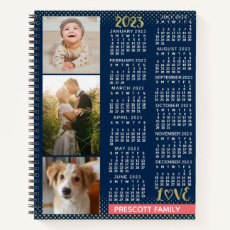 2023 Calendar (See Description for Newest Version) Notebook
