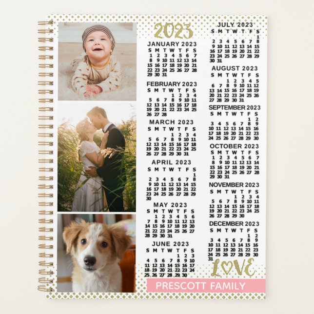 2023 Calendar (See Description for Newest Version) Planner (Front)