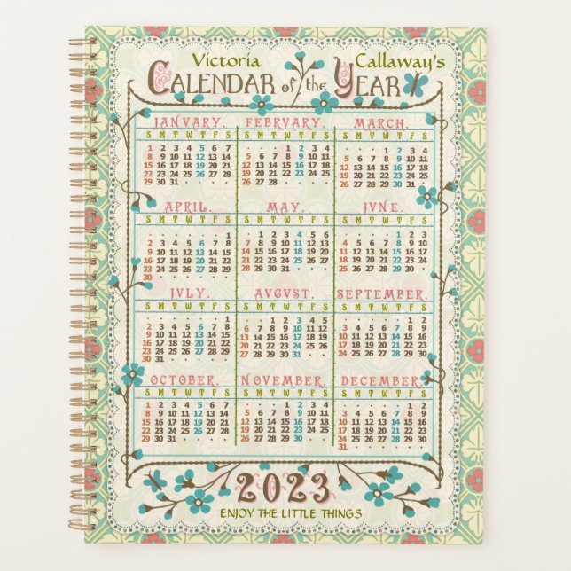 2023 Calendar (See Description for Newest Version) Planner (Front)