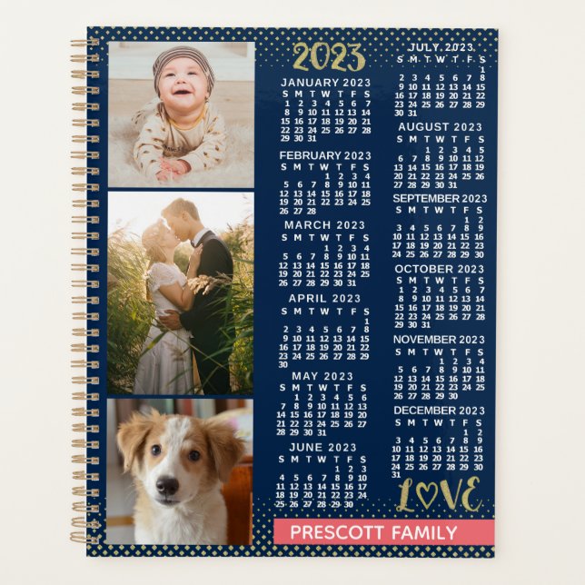 2023 Calendar (See Description for Newest Version) Planner (Front)