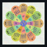 2023 Calendar (See Description for Newest Version) Poster<br><div class="desc">ARE YOU LOOKING FOR THE 2025 VERSION OF THIS CALENDAR? | Find all our 2025 calendars in the FancyCelebration store here➔  https://www.zazzle.com/store/fancycelebration/products?ps=128&cg=196920781224604082  ➔ You can also find all our calendars in the collection here: https://www.zazzle.com/collections/119258460294242876</div>